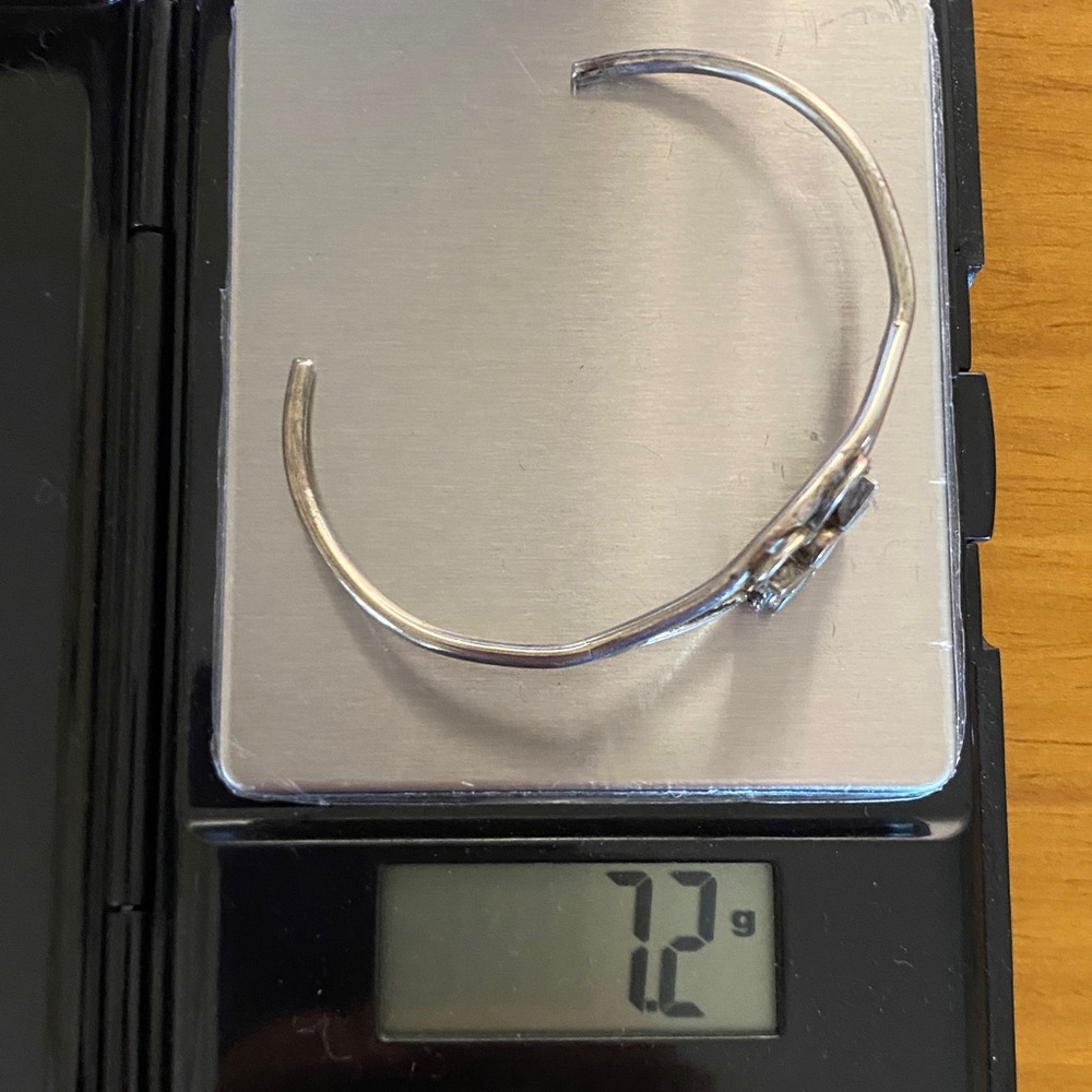 Zuni Vintage Sterling Silver Butterfly Bracelet - Picture 6 of 6